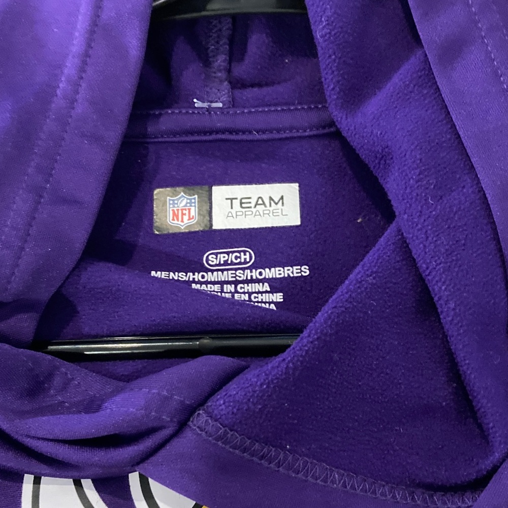 NFL Team Apparel Purple men’s Minnesota Viking’s hoodie